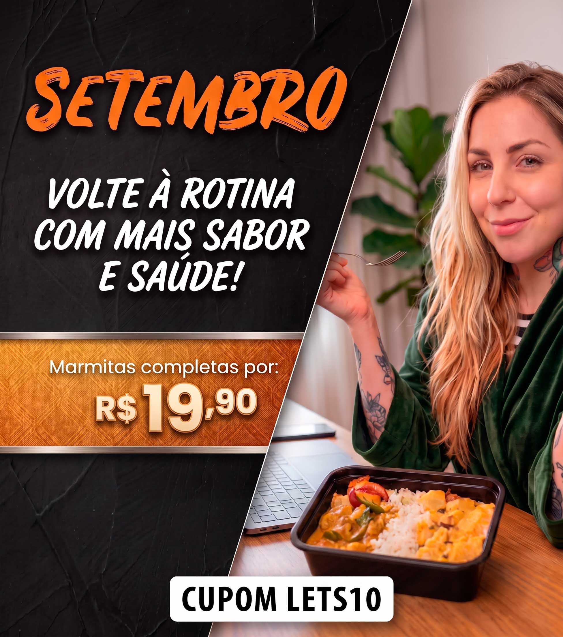 Marmita FIt Congelada Saudável para o Mês Todo